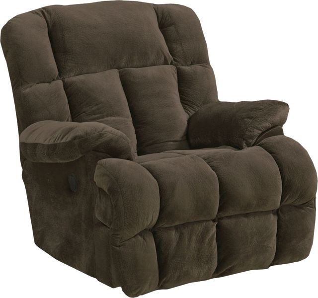 Catnapper® Cloud Twelve Chocolate Power Lay Flat Chaise Recliner
