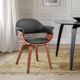 Armen Living Adalyn Black Dining Chair-3