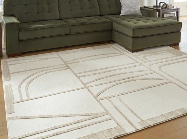 Signature Design by Ashley® Farongrove Beige/Ivory 5'x7' Area Rug-3