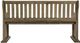 Elements International Stone Grey Pew Bench-2