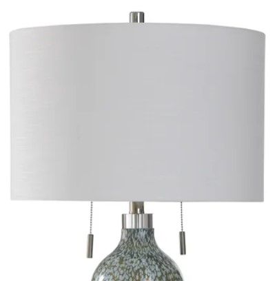StyleCraft Lovella Silver Table Lamp-1