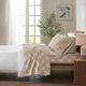 Olliix by True North by Sleep Philosophy Tan Plaid King Cozy Flannel 100% Cotton Flannel Printed Sheet Set-3