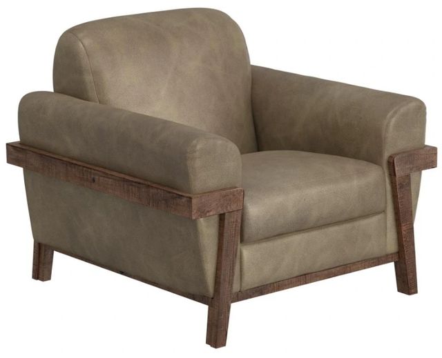 International Furniture Direct Loft Gray/Brown Accent Chair-0