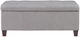 Linon Carmen Gray Storage Ottoman-4