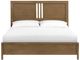 Whittier Wood® Furniture Bailey Nutmeg California King Panel Bed-2