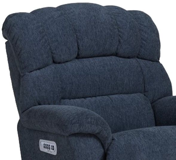La-Z-Boy® Randell Navy Power Wall Recliner with Headrest and Lumbar-1