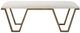 Uttermost® Farrah Antique Gold Leaf/White Bench-3