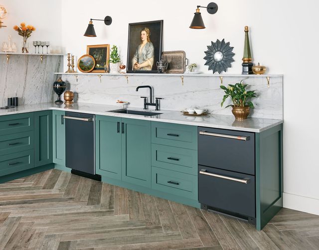Café™ 5.7 Cu. Ft. Matte Black Refrigerator Drawers-3