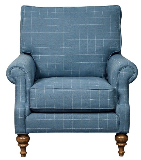 Craftmaster® Customizable Craftmaster Essentials Cut-Back Rolled Arm Accent Chair-1