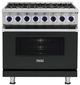 Viking® 7 Series 36" Antique Bronze Pro Style Dual Fuel Range-0
