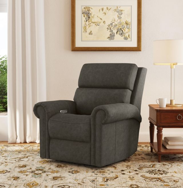 Flexsteel® Customizable Bernard Leather Power Recliner-1
