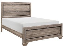 Mazin Furniture Beechnut Natural Eastern King Bed-1