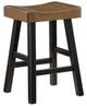 Homelegance® Caspian Black/Brown Counter Stool-0