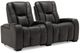 Palliser® Furniture Media 2-Piece Black Theater Seating-0