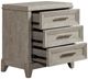 Liberty Furniture Belmar Silver Champagne/Washed Taupe Nightstand-1