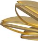 Currey & Company Gold Leaf Stewart Semi-Flush Mount-3