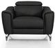 VIG Furniture Divani Casa Danis Black Leather Chair-1