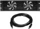 Sanus® Ecosystem™ Component Series Black 3U Ultra Quiet Rack Fan-1