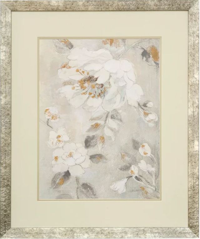 Stylecraft Dark Yellow/Light Gray/White Framed Print-0