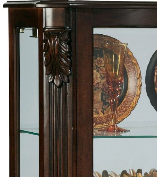 Pulaski™ PFC Cherry Brown Mantel Curio -1