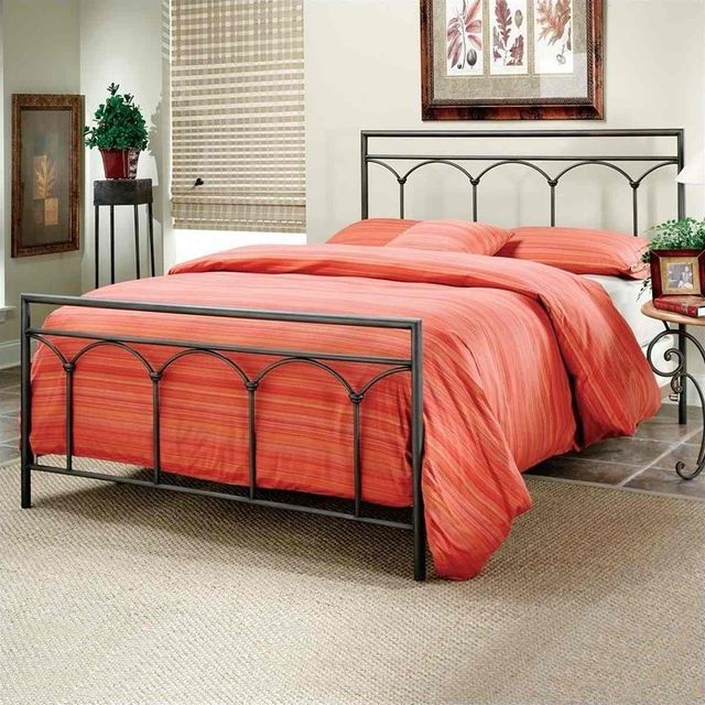 HH2 Home McKenzie Brown Steel King Bed-1