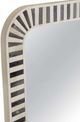 Basset Mirror Cyrus Black/Cream/Gray Wall Mirror-4