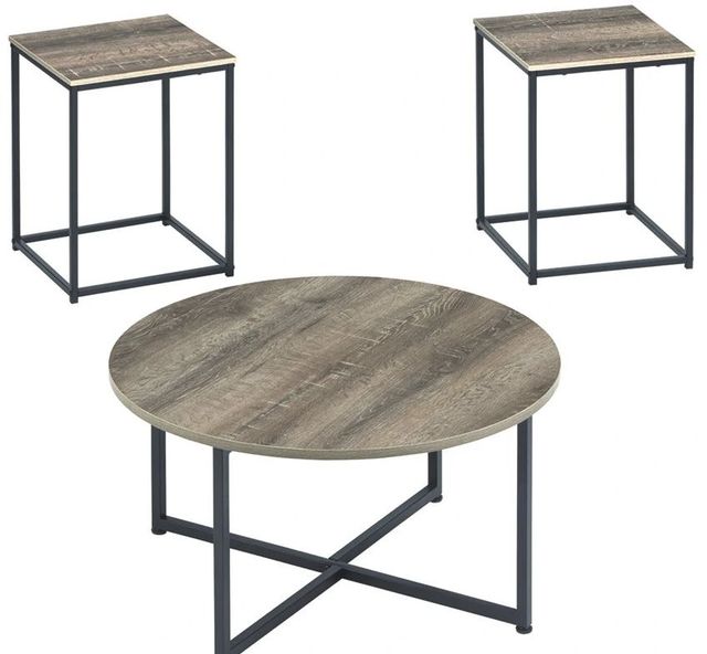 Signature Design by Ashley® Wadeworth 3-Piece Two-Tone Occasional Table Set with Black Base-0