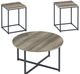 Signature Design by Ashley® Wadeworth 3-Piece Two-Tone Occasional Table Set with Black Base-0