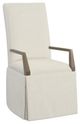 Fairfield® Customizable Entree Dining Straight Tall Back Skirted Arm Chair-0