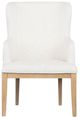 Magnussen Home® Somerset 2-Piece Butternut/Omari Natural Upholstered Dining Arm Chair Set-2