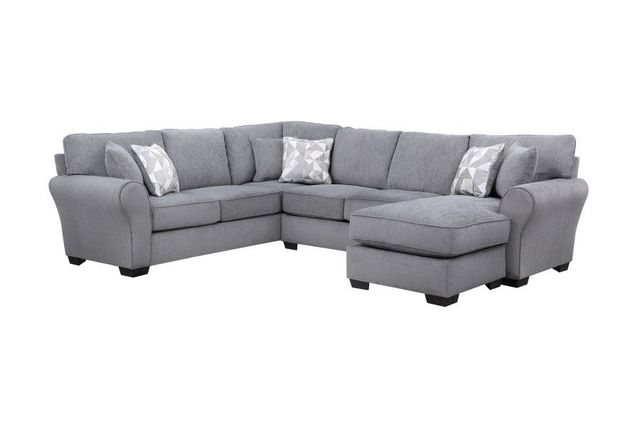Porter International Designs Cullen 4 Piece Gray Sectional-2
