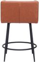 Zuo® Modern Horbat Brown Counter Stool-3