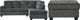 Signature Design by Ashley® Kitler 2-Piece Smoke Living Room Set-0