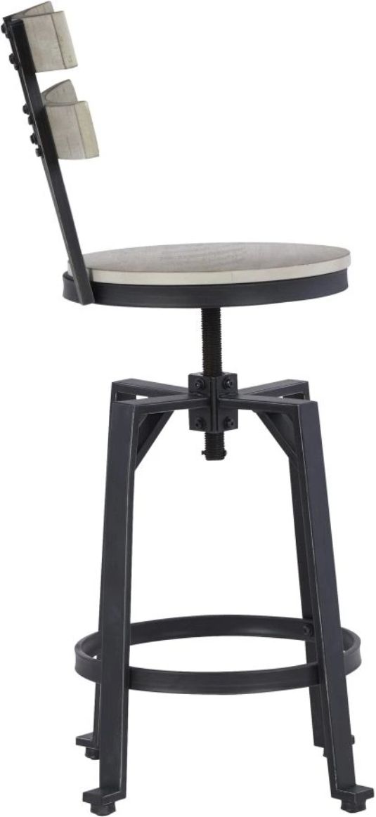 Signature Design by Ashley® Karisslyn Black/Whitewash Counter Bar Stool-2