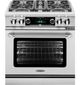 Capital Connoisseurian 30" Stainless Steel Free Standing Dual Fuel Range-0