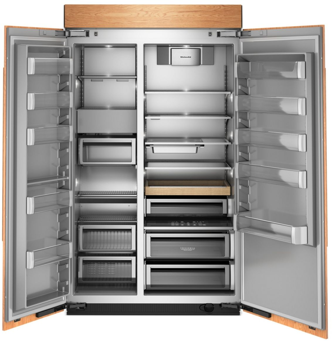 KitchenAid® 48” 30 Cu. Ft. Panel Ready Built-In Side-by-Side