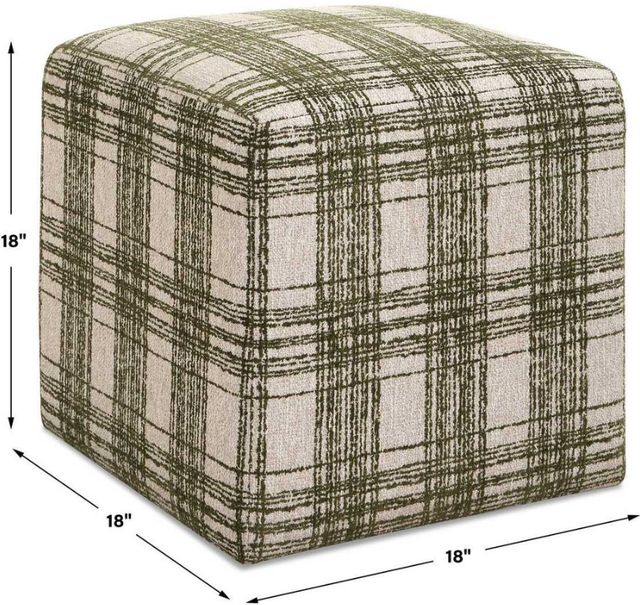 Uttermost® Joie Ireland Green Ottoman-2