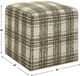 Uttermost® Joie Ireland Green Ottoman-2
