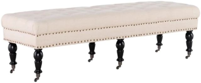 Linon Isabelle Natural 62" Accent Bench-0