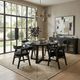 Sunny Designs™ Mia Umbra Black Dining Table-1