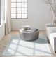 Nourison Home™ CK010 Linear Light Blue 5'x7' Area Rug-4