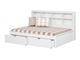 Carter Full White Bed with Storage-3