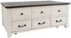 Jofran Inc. Madison County Harris Barnwood Lift Lid Cocktail Table with Vintage White Base-0