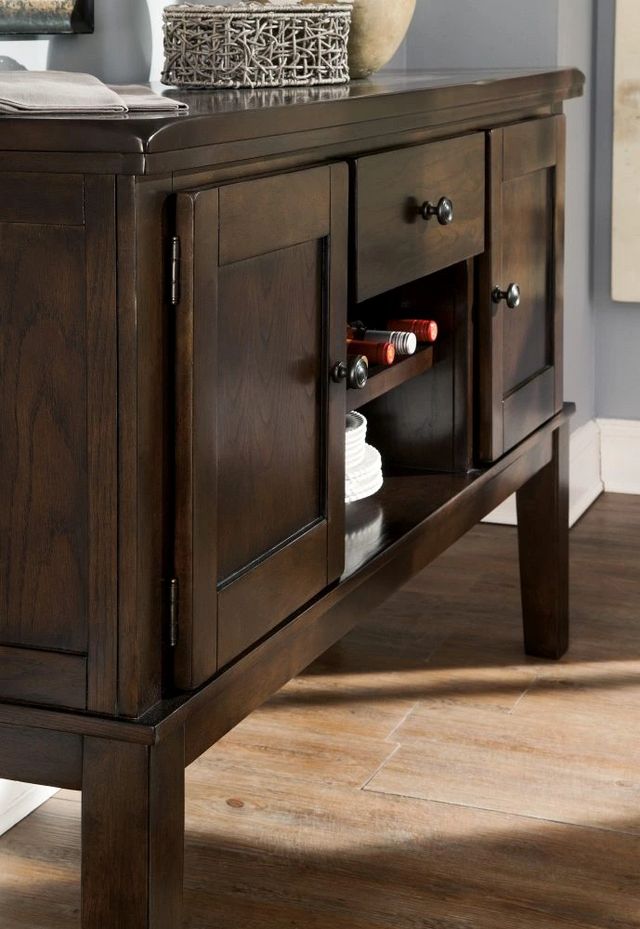 Signature Design by Ashley® Haddigan Dark Brown Dining Server-1