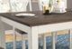 Coaster® Fortress 7-Piece Chestnut/Vintage White Dining Set-4