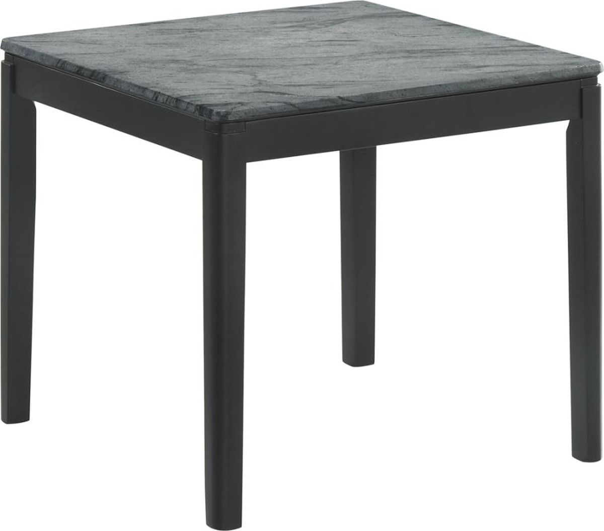Coaster® Mozzi Faux Grey Marble End Table with Black Metal Coaster® Mozzi Faux Grey Marble End Table with Black Metal