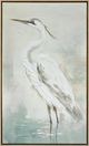 Classy Living Contemplative White Egret Wall Art-0