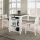 Furniture of America® Lescles 3-Piece Gray/White Counter Set-0
