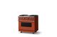 Viking® 5 Series 36" Spiced Cider Pro Style Gas (NG) Range with Polished Chrome Trim-2