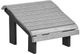 C R Plastic Slate and Light Gray Premium Footstool-0